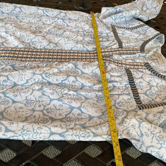 Oversized J Crew Embroidered Cotton Tunic - Size 00 - Picture 2 of 13